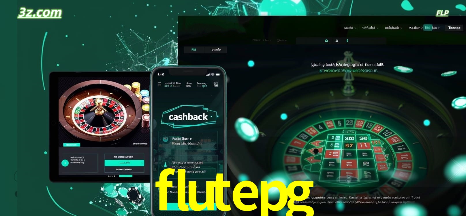 Jogue roleta em dispositivos móveis e desktop com flutepg